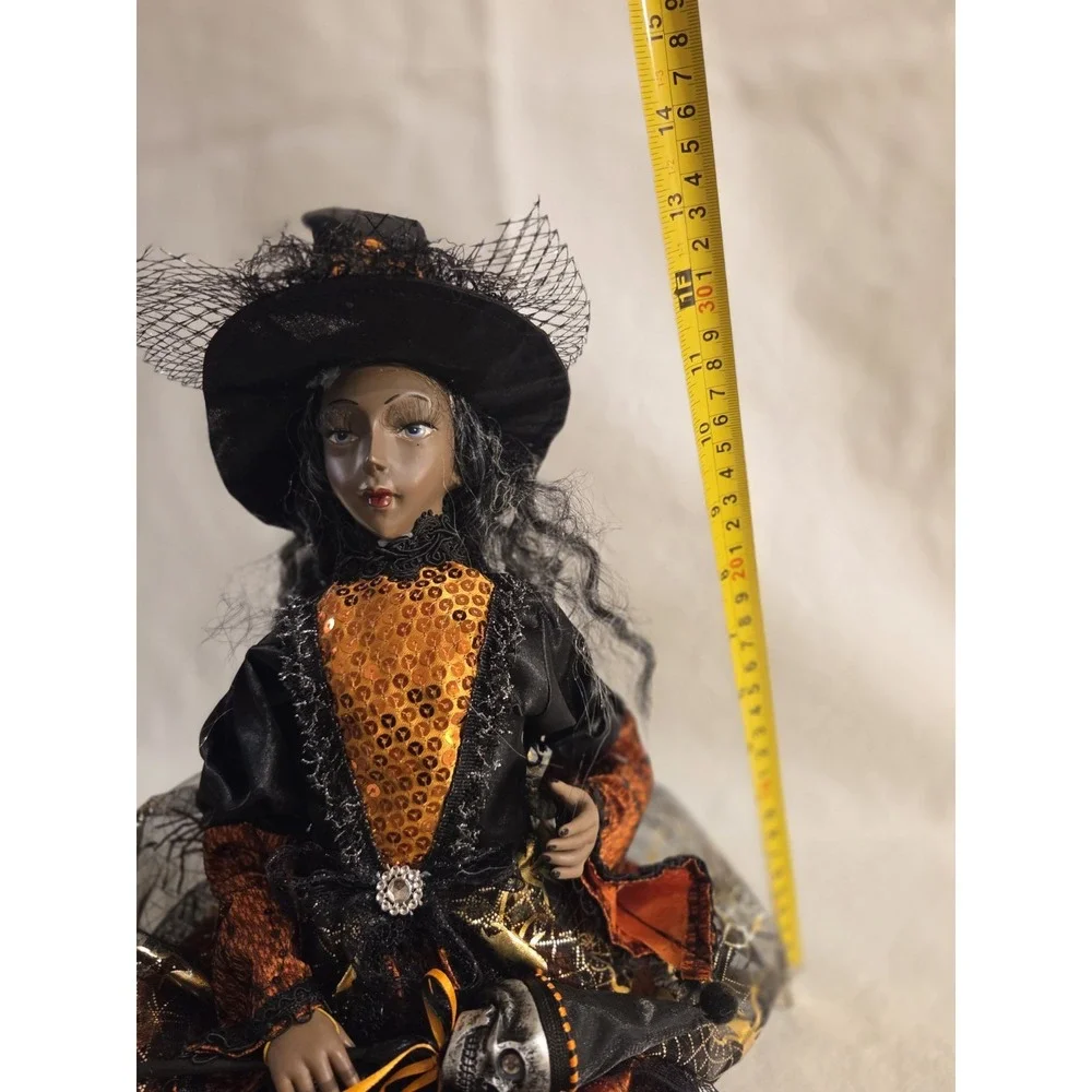 Broomstick Blvd Halloween Witch Doll 30